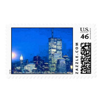 NY Skyline Pre-911 postage
