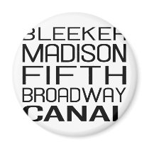 NY Streets magnets