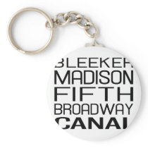 NY Streets keychains