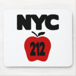 NYC 212 Inside of Big Apple, 2 Color Mousepads