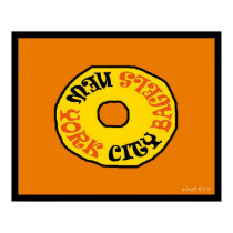 NYC Bagel by Urban59 ArtWorks Studio posters by markusnyc NYC Bagel by Urban59 ArtWorks Studio posters
