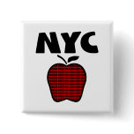NYC - Big Apple With All 5 Boroughs buttons