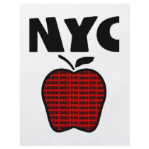 NYC - Big Apple With All 5 Boroughs Custom Flyer