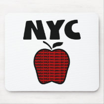 NYC - Big Apple With All 5 Boroughs Mousepads