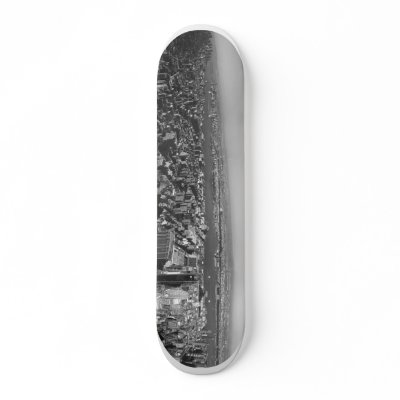 NYC Birds Eye View Skateboard by Anotherfort