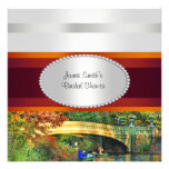 NYC Bow Bridge Central Park P Bridal Shower Invite