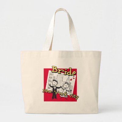 Brides  on Nyc Bride Canvas Bag By Mydestinationwedding