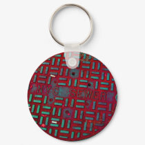 NYC Broadway Street Manhole Cover keychains
