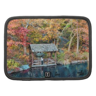 NYC Central Park Autumn, The Lake & Little Dock Folio Planners