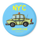 NYC, Checker Cab magnet by vitaliy NYC, Checker Cab magnet