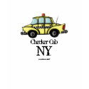 NYC, Checker Cab t-shirt design