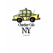 NYC, Checker Cab t-shirt design