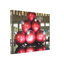 NYC Christmas Stretched Canvas Prints