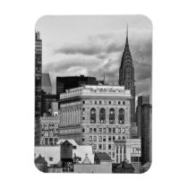 NYC: Chrysler Building, Back of Flatiron B&W 001