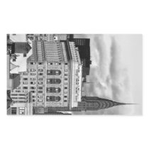NYC: Chrysler Building, Back of Flatiron B&W 001