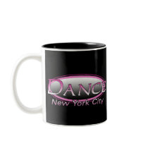 NYC Dance Hot Pink Logo Mug BLK