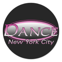 NYC Dance Hot Pink Logo Sticker