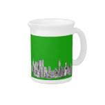 NYC drawing bright green