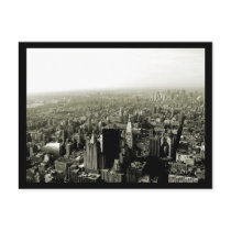NYC Empire State View B&W postcards by kjmabe NYC Empire State View B&W postcards