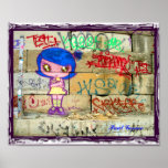 NYC Graffiti Girl posters