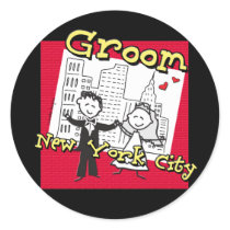NYC Groom stickers