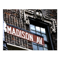 NYC Madison Ave postcards