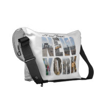 NYC New York City Montage Courier Bags