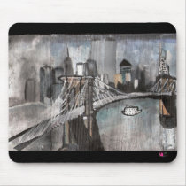 NYC Painting Mousepad mousepads
