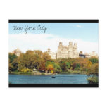 nyc park colors post card