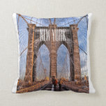 NYC Pillow - Brooklyn Bridge