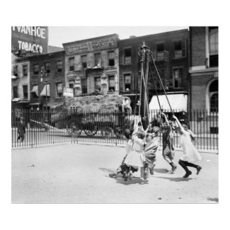 NYC Playground: 1910 print