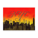 nyc postcards