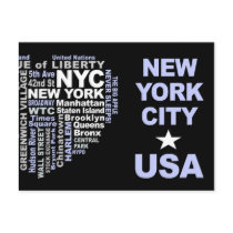 NYC postcard - customizable