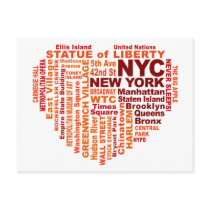 NYC postcard - customizable
