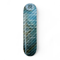 nyc R-Line Subway Stripped Skateboard Decks