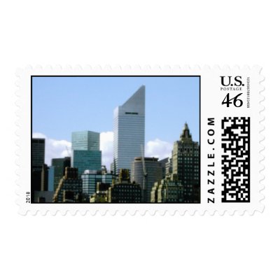 NYC scene Postage Stamps by anaisacolon