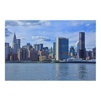 NYC Skyline #001 Poster