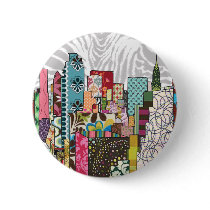 NYC Skyline Buttons