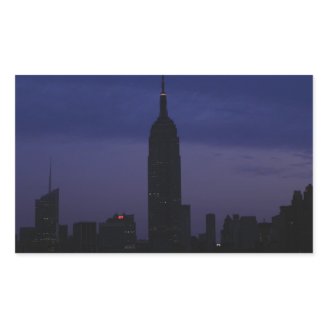 NYC Skyline: Empire State Building at Dawn Stickers