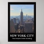 NYC Skyline Empire State Building, World Trade 1C Posters