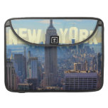NYC Skyline Empire State Building, World Trade 2C Sleeves For MacBook Pro