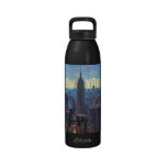 NYC Skyline Empire State Building, World Trade 2C Water Bottles