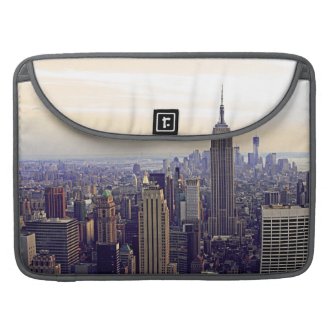 NYC skyline Empire State Building, WTC 4V Sleeves For MacBooks