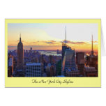 NYC Skyline: ESB, Bank of America, 4 Times Sq 001 Cards