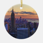 NYC Skyline: ESB, Bank of America, 4 Times Sq 001 Ornament