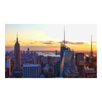 NYC Skyline: ESB, Bank of America, 4 Times Sq 001 Poster