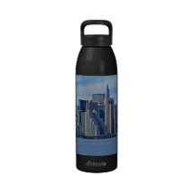 NYC Skyline From East River A1 Water Bottle