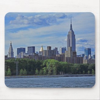 NYC Skyline from the East River 002 Mouse Pad
