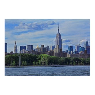 NYC Skyline from the East River 002 Print