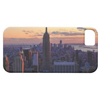 NYC Skyline just before sunset iPhone 5 Case